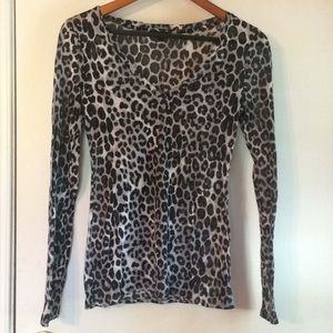 Express leopard print T-shirt